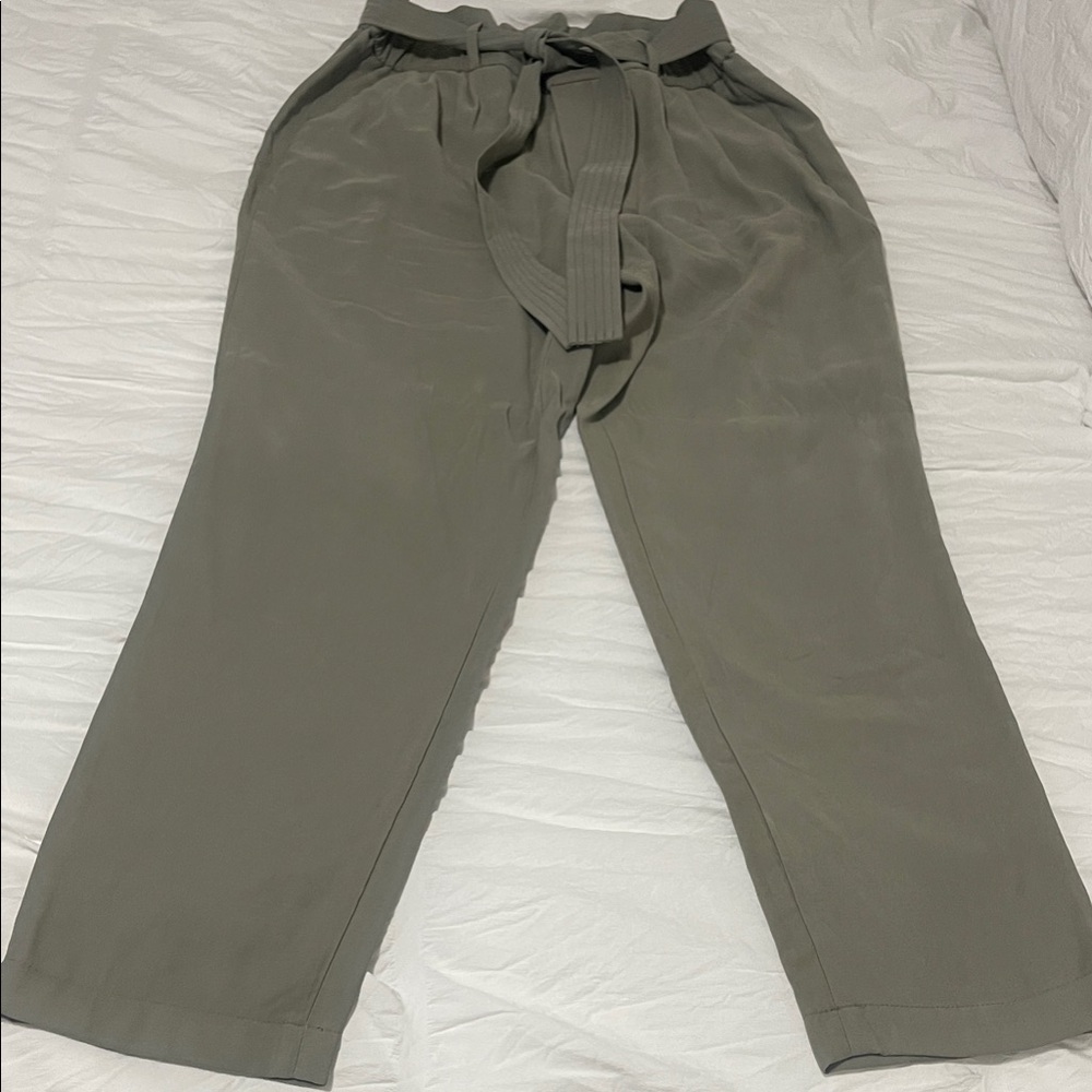 Calvin Klein Women's Olive Chinos